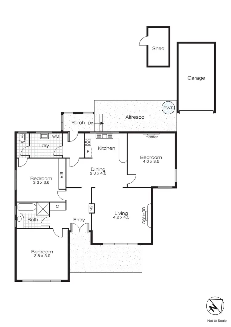 Floorplan of Homely house listing, 504 Bond Street, Golden Point VIC 3350