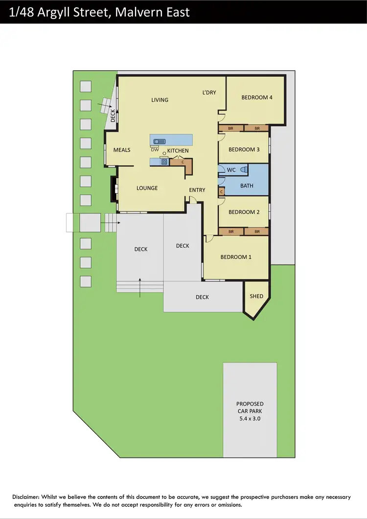 Floorplan of Homely house listing, 1/48 Argyll Street, Malvern East VIC 3145