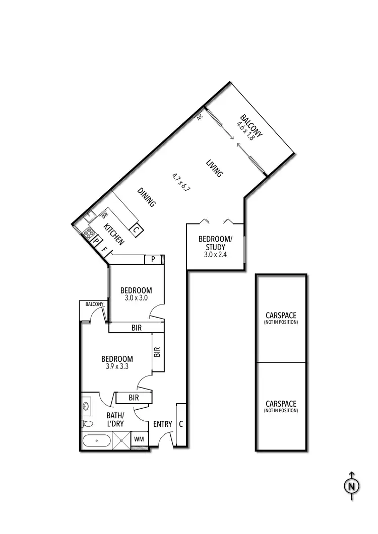 Floorplan of Homely apartment listing, 5/220 Elgin Street, Carlton VIC 3053