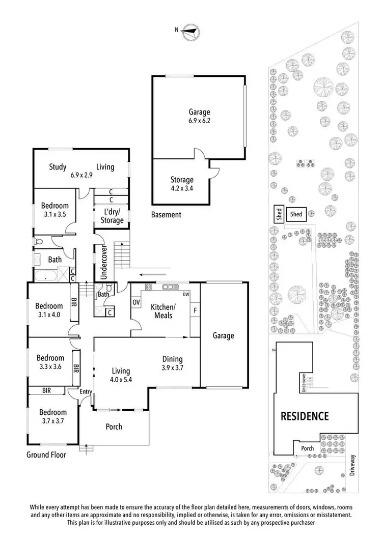 Floorplan of Homely house listing, 28 Turnham Avenue, Rosanna VIC 3084