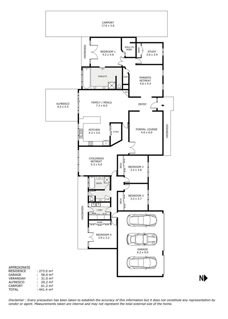 Floorplan of Homely house listing, 20 Eastern Ridge, Hidden Valley VIC 3756