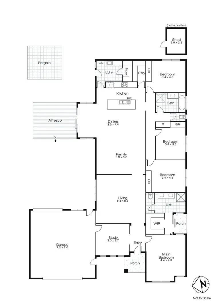 Floorplan of Homely house listing, 20 Dartmoor Court, Alfredton VIC 3350