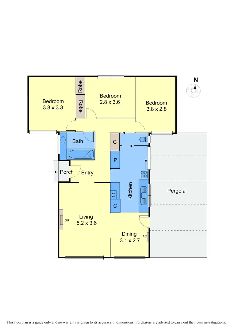 Floorplan of Homely house listing, 101 East Road, Seaford VIC 3198