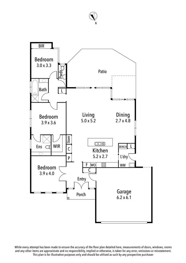 Floorplan of Homely house listing, 157 Ernest Jones Drive, Macleod VIC 3085
