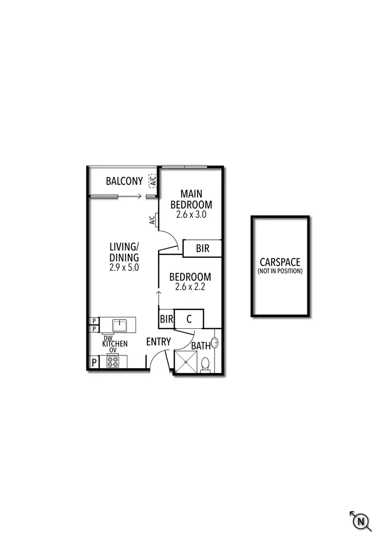 Floorplan of Homely apartment listing, 908/1 Bouverie Street, Carlton VIC 3053