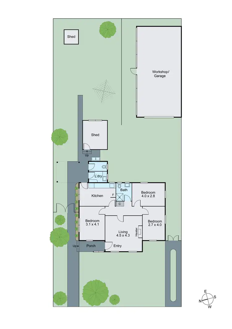 Floorplan of Homely house listing, 57 Gloucester Road, Ashburton VIC 3147