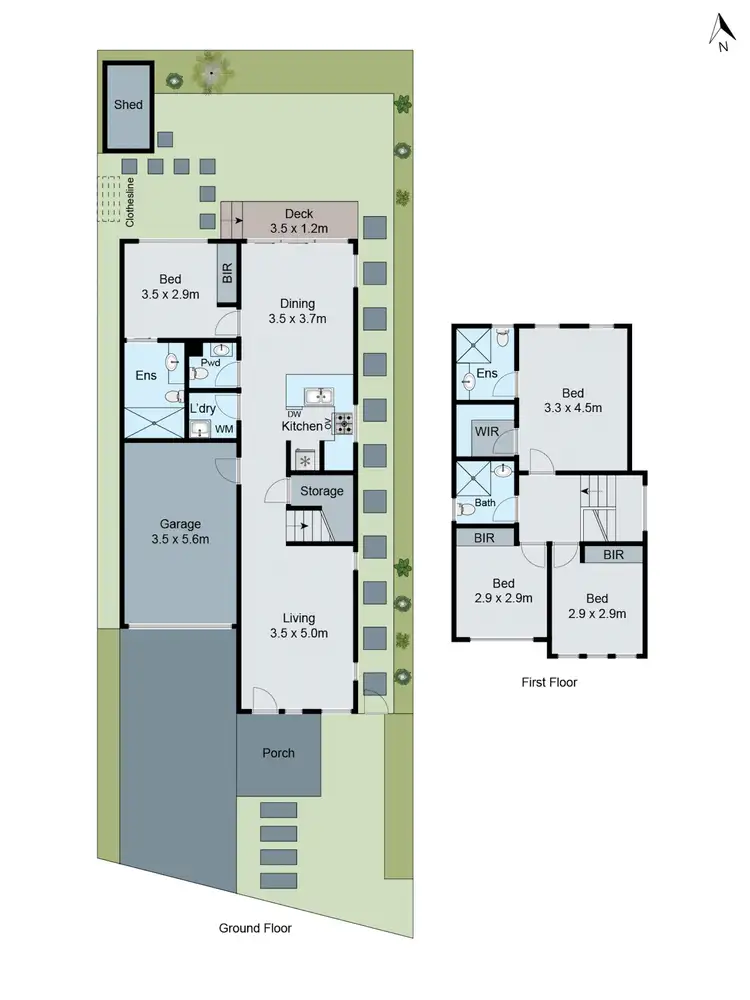 Floorplan of Homely townhouse listing, 8D Highfield Road, Chadstone VIC 3148