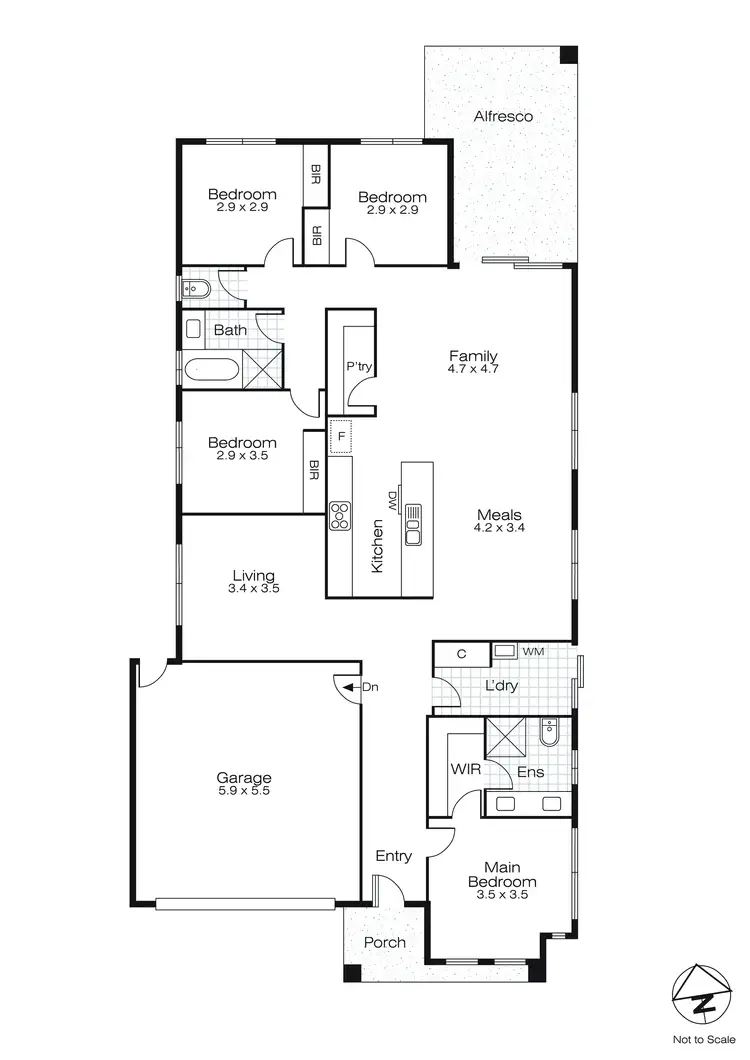 Floorplan of Homely house listing, 11 Newmarket Terrace, Miners Rest VIC 3352
