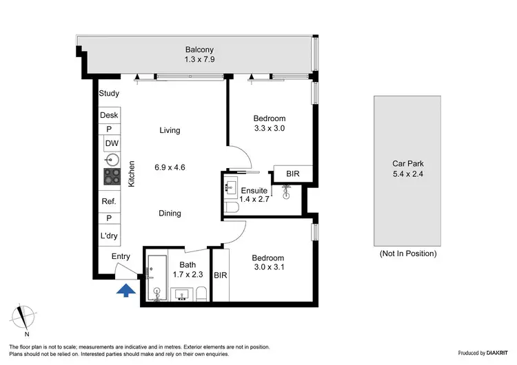 Floorplan of Homely apartment listing, 102/152 Sturt Street, Southbank VIC 3006
