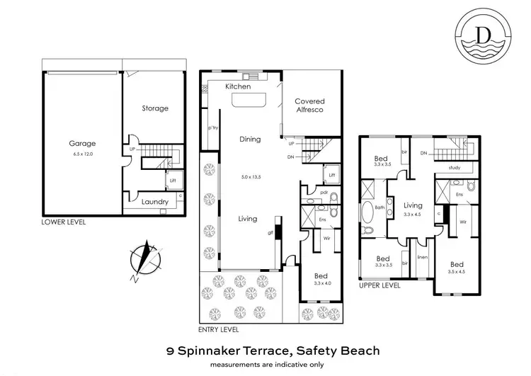 Floorplan of Homely house listing, 9 Spinnaker Terrace, Safety Beach VIC 3936