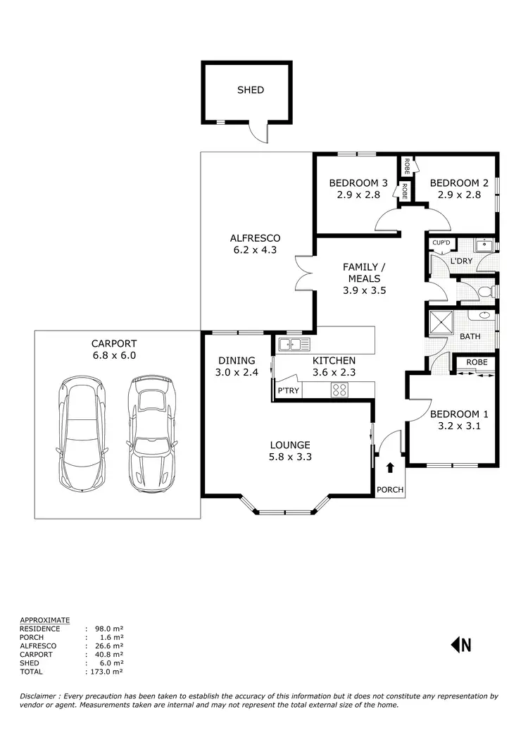 Floorplan of Homely house listing, 148 Windham Street, Wallan VIC 3756