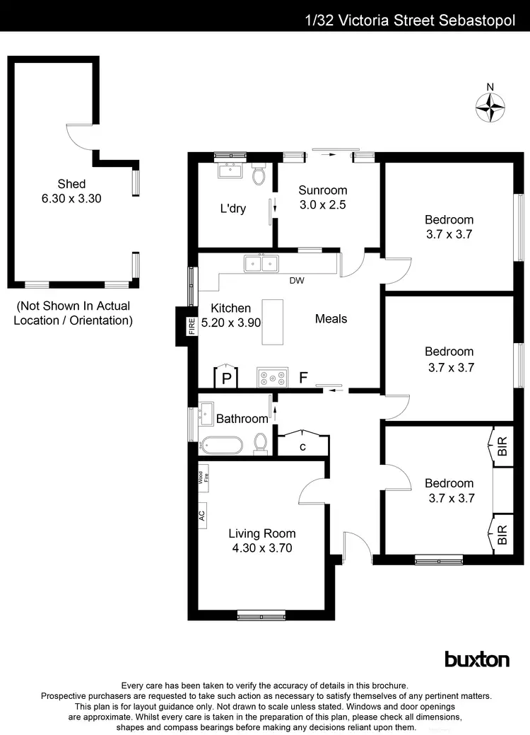 Floorplan of Homely house listing, 1/32 Victoria Street, Sebastopol VIC 3356