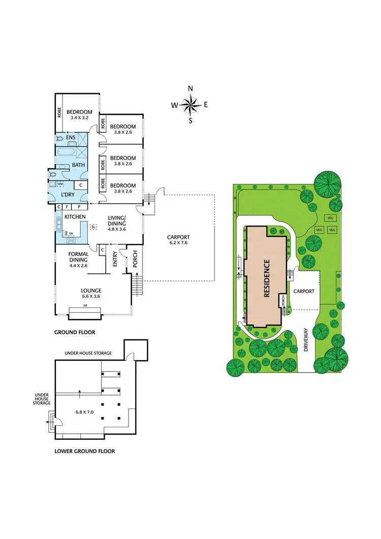 Floorplan of Homely house listing, 143 Old Eltham Road, Lower Plenty VIC 3093