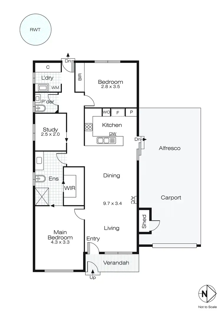 Floorplan of Homely retirement listing, 50 Stelling Drive, Lucas VIC 3350