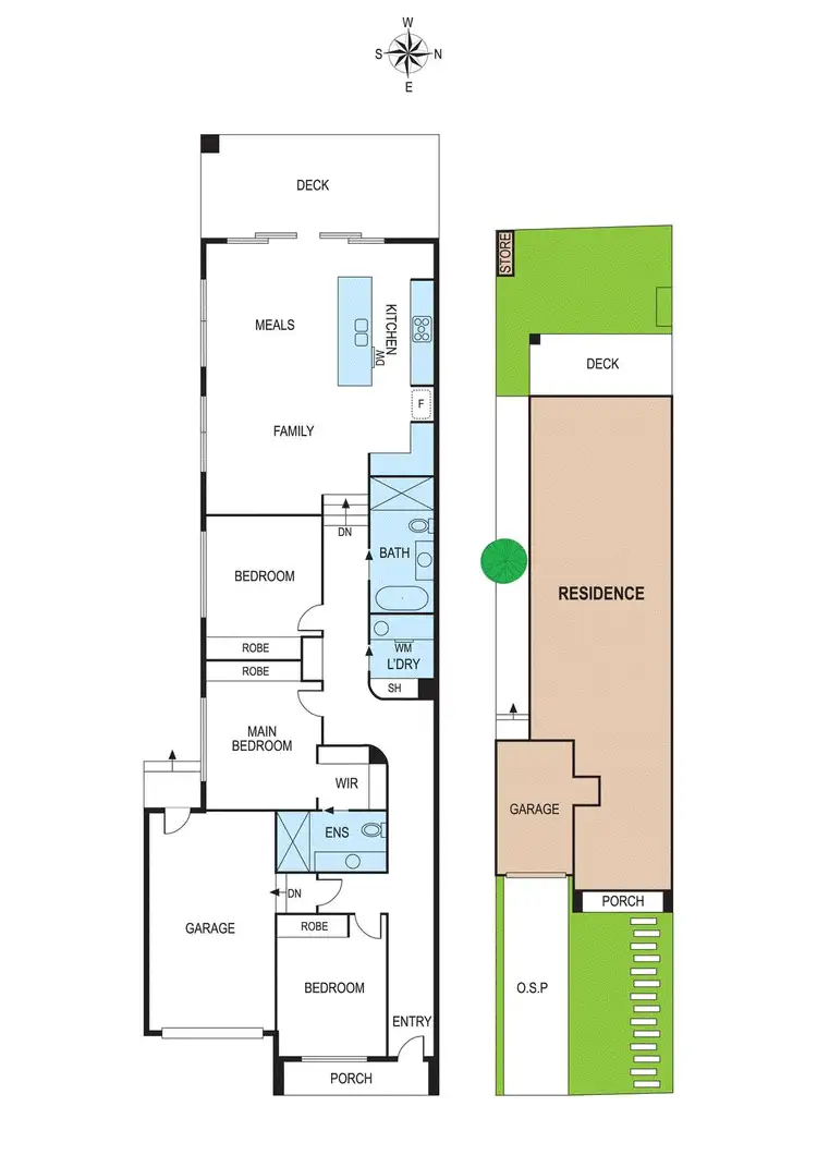 Floorplan of Homely townhouse listing, 3a Tucker Road, Bentleigh VIC 3204