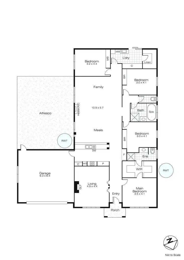 Floorplan of Homely house listing, 13 St Chester Avenue, Lake Gardens VIC 3355