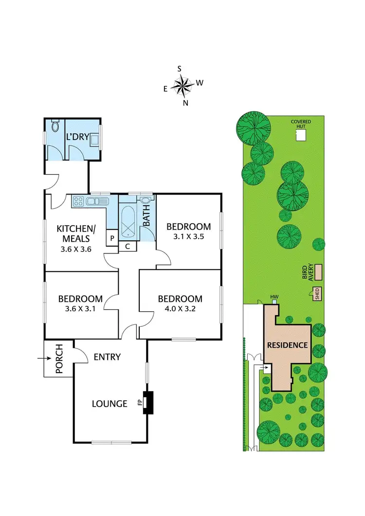 Floorplan of Homely house listing, 75 Altona Street, Heidelberg Heights VIC 3081