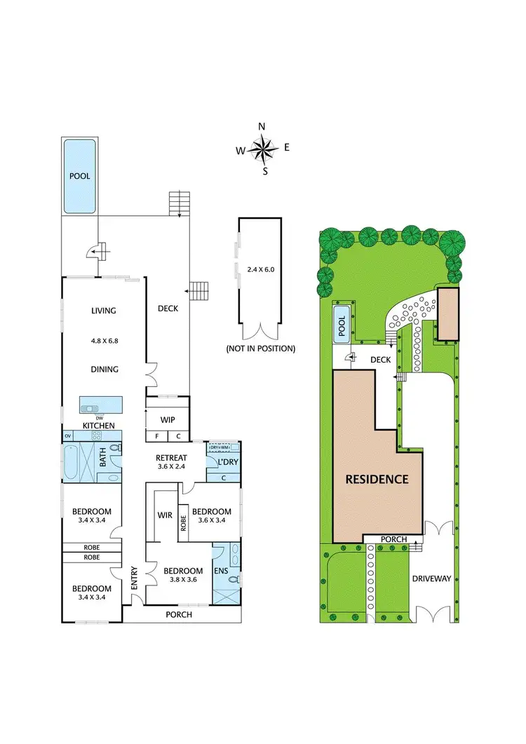 Floorplan of Homely house listing, 4 Tennyson Street, Watsonia VIC 3087
