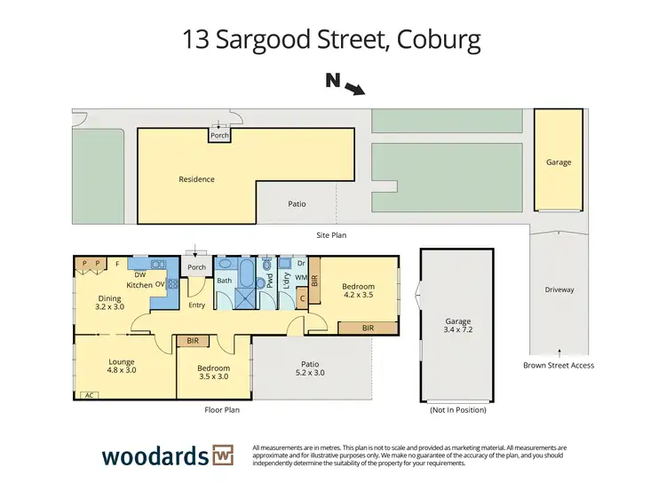 Floorplan of Homely house listing, 13 Sargood Street, Coburg VIC 3058