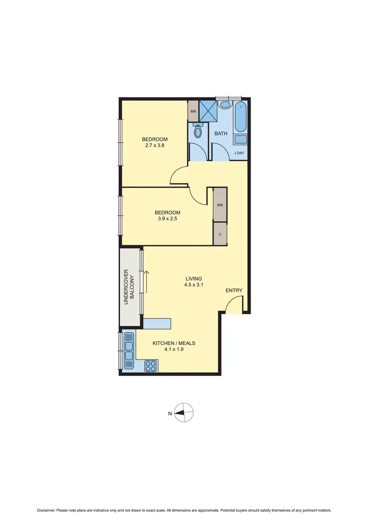 Floorplan of Homely apartment listing, 2/23-25 Albion Road, Box Hill VIC 3128