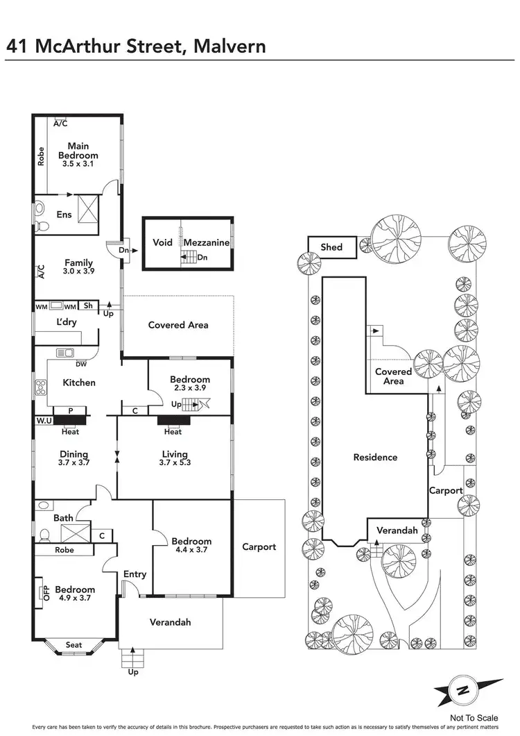 Floorplan of Homely house listing, 41 McArthur Street, Malvern VIC 3144