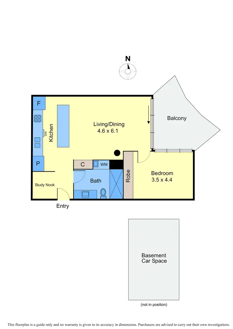 Floorplan of Homely apartment listing, 207/480 Riversdale Road, Hawthorn East VIC 3123