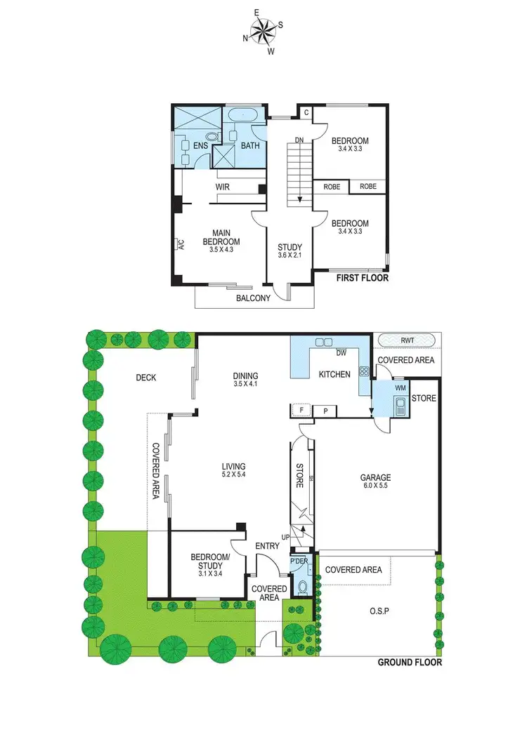 Floorplan of Homely house listing, 1A Warland Road, Hampton East VIC 3188