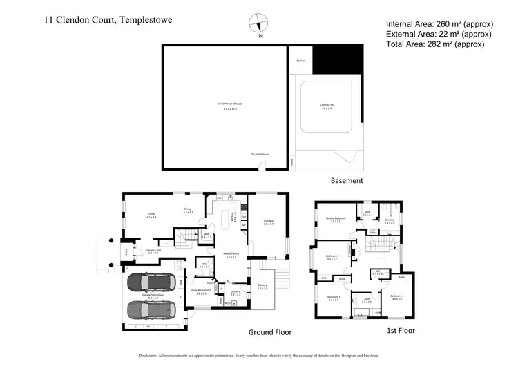 Floorplan of Homely house listing, 11 Clendon Court, Templestowe VIC 3106