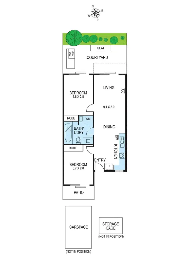 Floorplan of Homely apartment listing, 10/30 Lillimur Road, Ormond VIC 3204