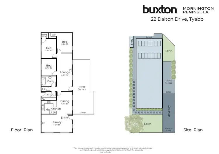 Floorplan of Homely house listing, 22 Dalton Drive, Tyabb VIC 3913