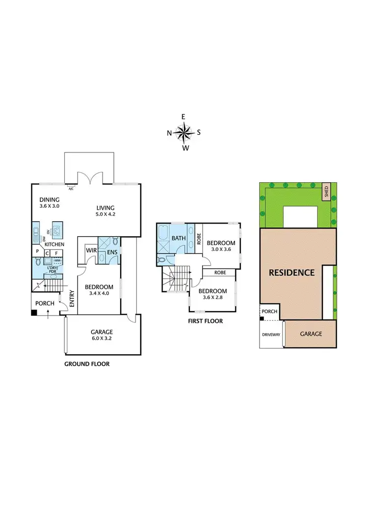 Floorplan of Homely townhouse listing, 4/10-14 Francis Street, Heidelberg Heights VIC 3081