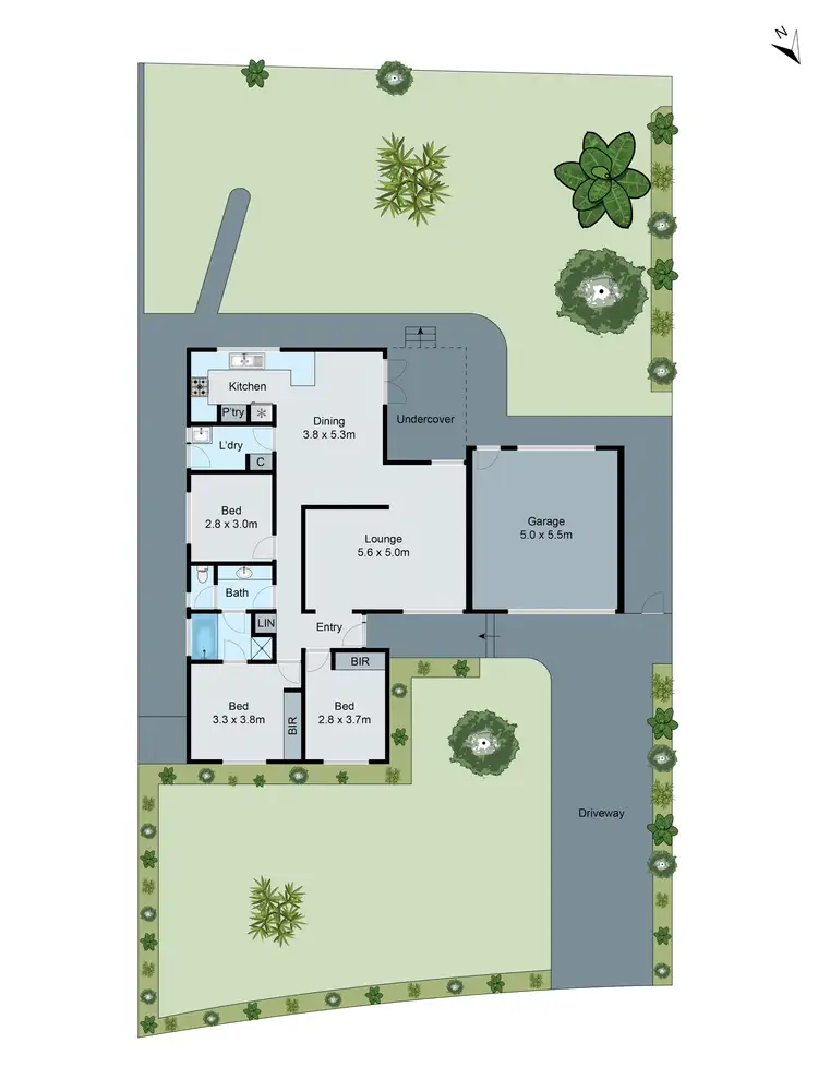 Floorplan of Homely house listing, 46 Sherbrooke Avenue, Oakleigh South VIC 3167