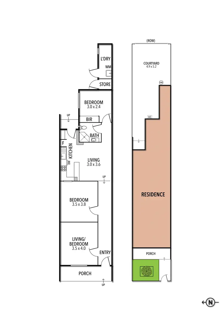 Floorplan of Homely house listing, 314 Station Street, Carlton North VIC 3054