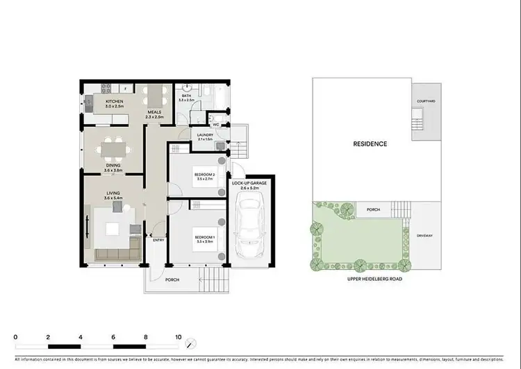 Floorplan of Homely unit listing, 12/360 Upper Heidelberg Road, Ivanhoe VIC 3079
