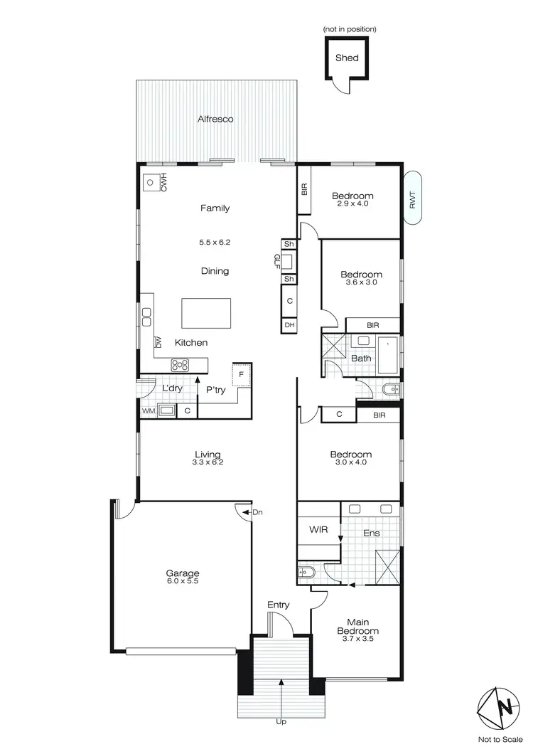 Floorplan of Homely house listing, 35 Karol Street, Alfredton VIC 3350