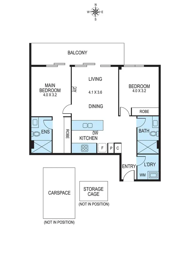 Floorplan of Homely apartment listing, 105/27-29 Bent Street, Bentleigh VIC 3204