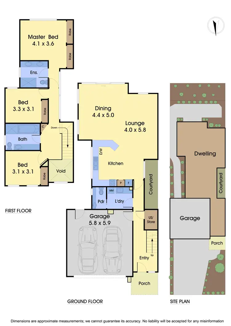 Floorplan of Homely townhouse listing, 6D Dobson Road, Montmorency VIC 3094