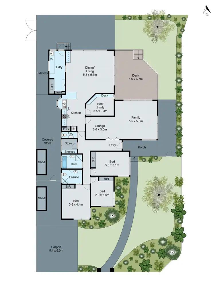 Floorplan of Homely house listing, 1 Minilya Avenue, Mount Waverley VIC 3149