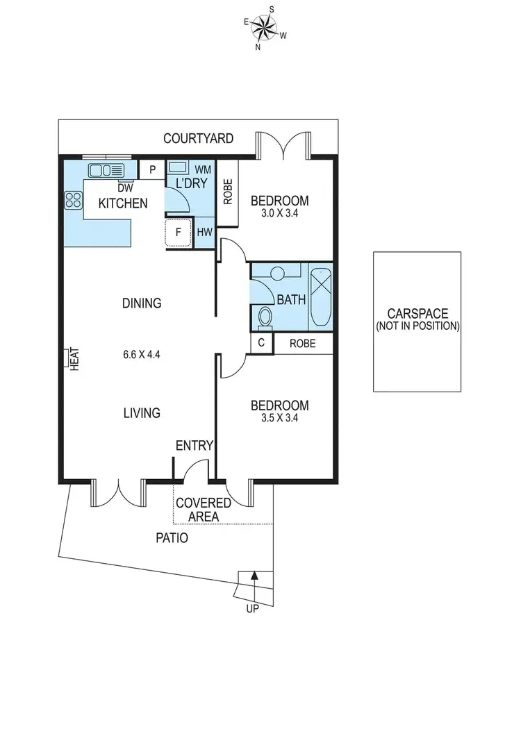 Floorplan of Homely apartment listing, 7/56 Beach Road, Hampton VIC 3188