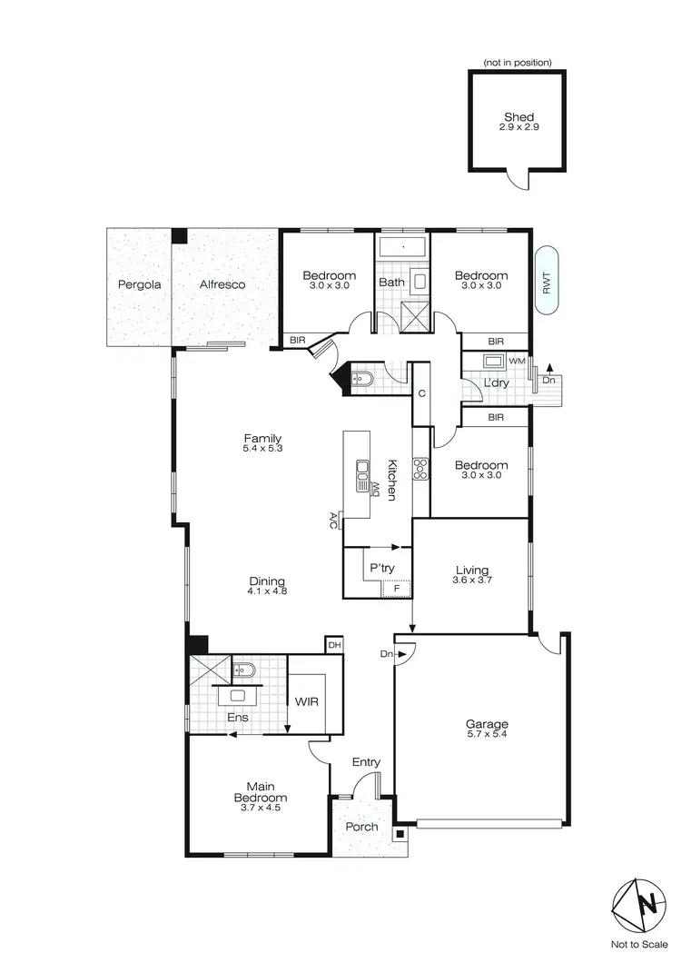 Floorplan of Homely house listing, 11 Dublin Street, Alfredton VIC 3350