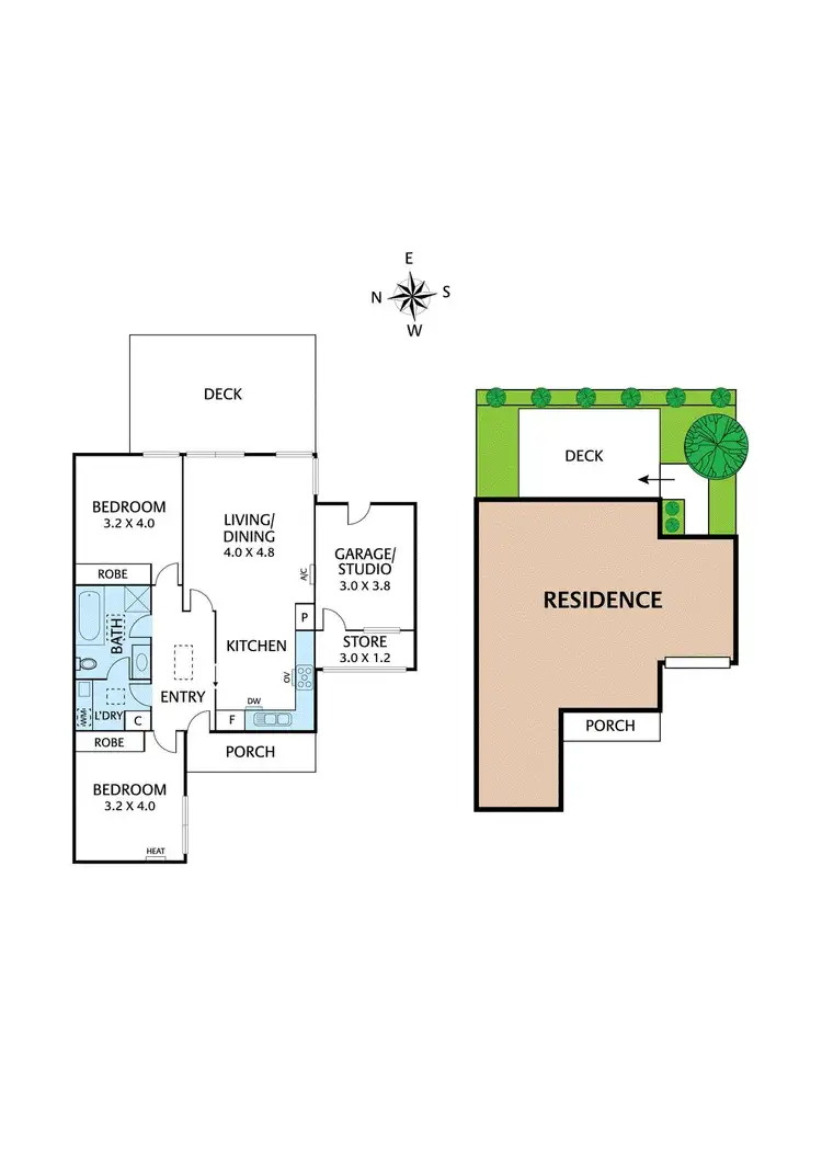 Floorplan of Homely unit listing, 3/24 Rattray Road, Montmorency VIC 3094