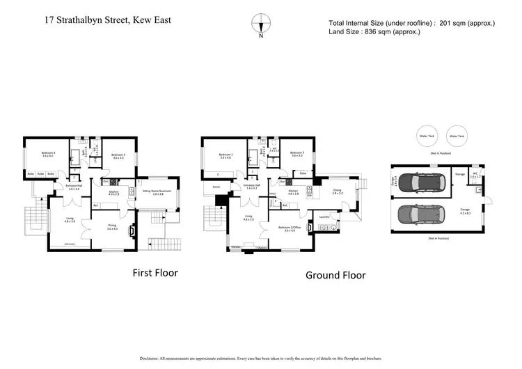 Floorplan of Homely house listing, 17 Strathalbyn Street, Kew East VIC 3102