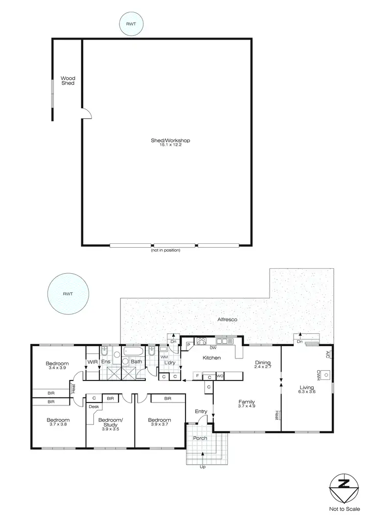 Floorplan of Homely house listing, 6 Dorringtons Road, Warrenheip VIC 3352