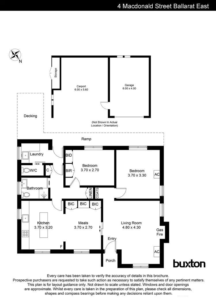 Floorplan of Homely house listing, 4 Macdonald Street, Ballarat East VIC 3350