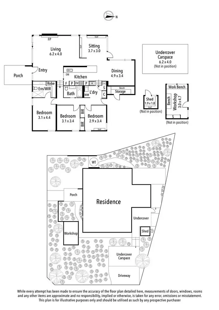 Floorplan of Homely house listing, 1 Finlayson Street, Rosanna VIC 3084