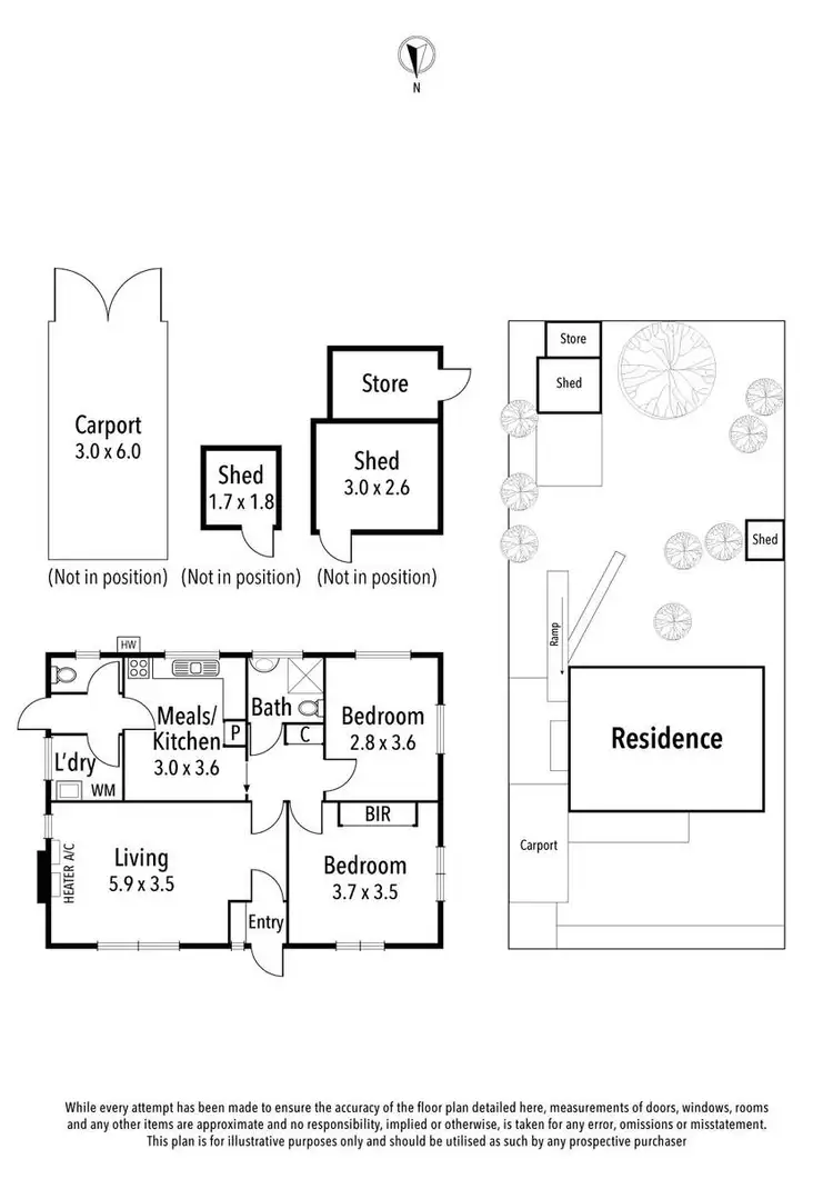 Floorplan of Homely house listing, 25 Andrews Avenue, Reservoir VIC 3073