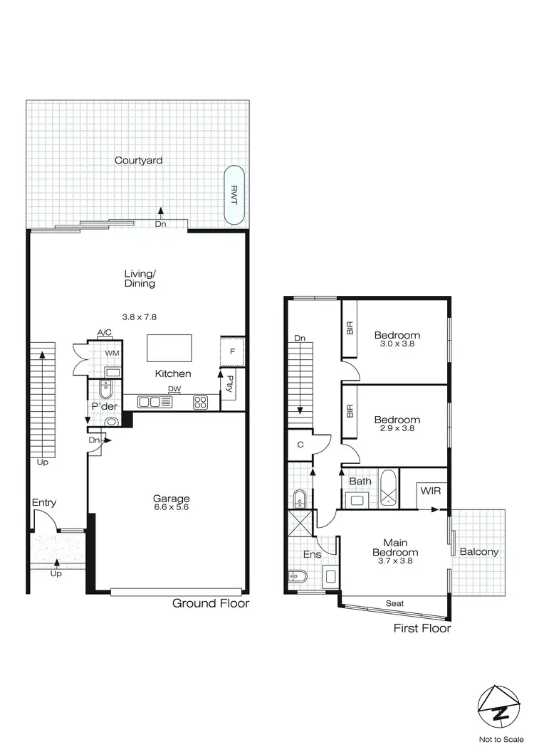 Floorplan of Homely house listing, 3/811A Doveton Street, Soldiers Hill VIC 3350