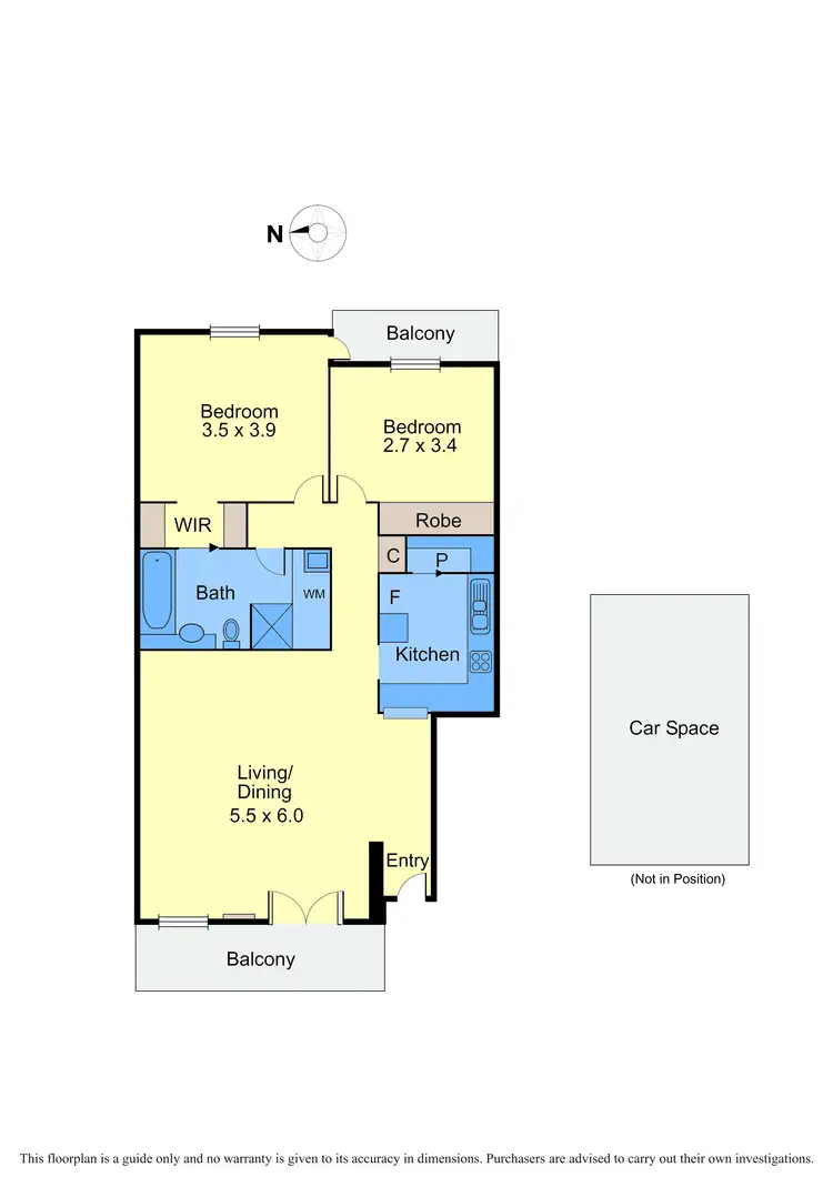 Floorplan of Homely apartment listing, 14/2 Henrietta Street, Hawthorn VIC 3122
