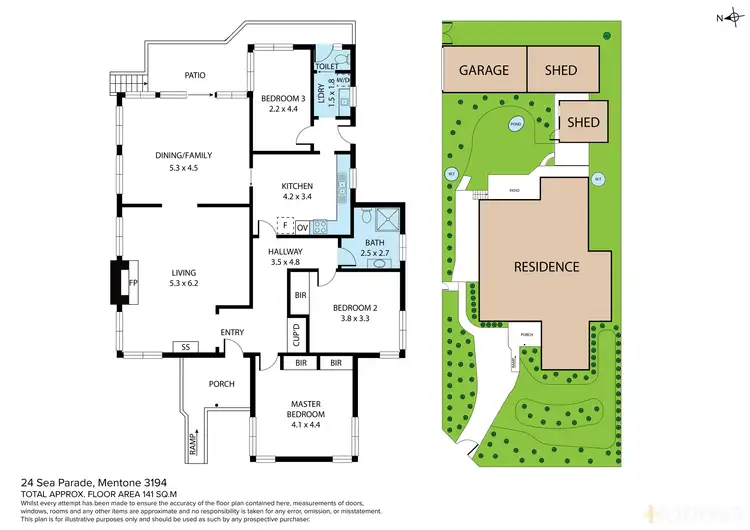 Floorplan of Homely house listing, 24 Sea Parade, Mentone VIC 3194