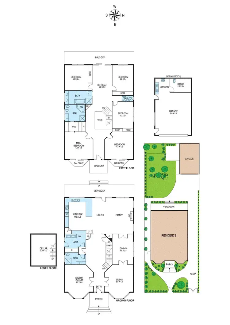 Floorplan of Homely house listing, 39 Grandview Road, Brighton VIC 3186
